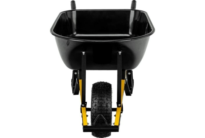 Тачка строительная Denzel 68999 усиленная, 140 л., 230 кг