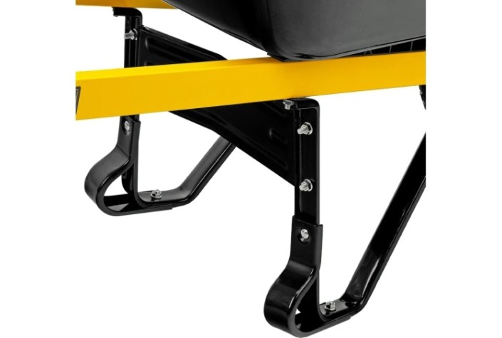 Тачка строительная Denzel 68999 усиленная, 140 л., 230 кг