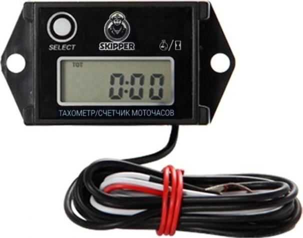 Тахометр со счетчиком моточасов SKIPPER SK-HM026