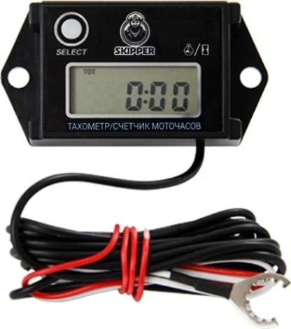 Тахометр со счетчиком моточасов SKIPPER SK-HM026A и индикацией межсервисного интервала