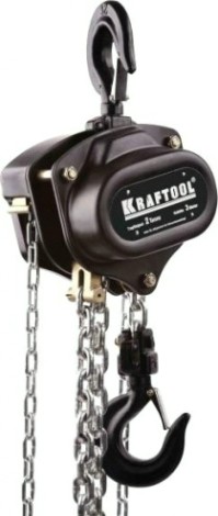 Таль цепная KRAFTOOL 2т / 3м шестеренная [43087-2]