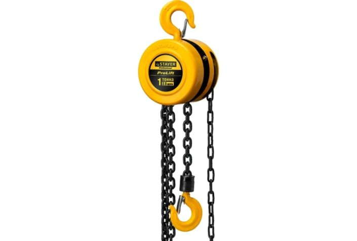 Таль цепная шестеренная STAYER PROLift profi 4308-1, 1т / 2,5м [4308-1_z01]