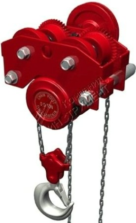Таль цепная СОРОКИН 4.400 передвижная, грузоподъемность 0.5 т, 3,0 м