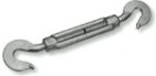 Талреп М 6 мм крюк-крюк DIN 1480 из нержавеющей стали А4 [А4 1480 TCC М6]