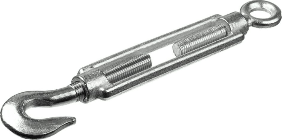 Талреп усиленный М36 крюк-кольцо (А) DIN 1480 оцинкованный [00001972]