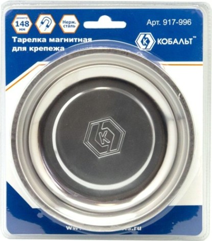 Тарелка магнитная для крепежа Кобальт 917-996 148х25 мм