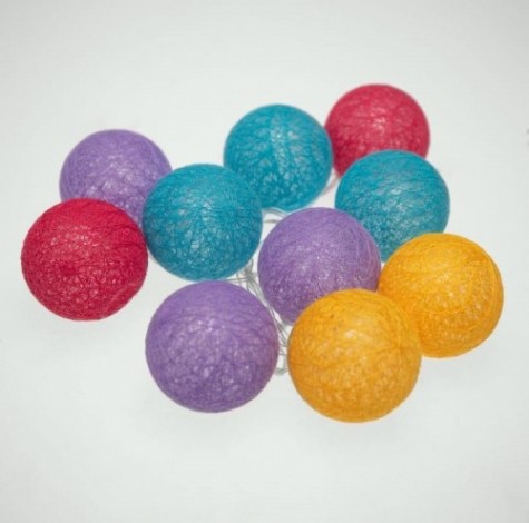 Тайские фонарики Neon-Night Фейерверк 1,5 м прозрачный ПВХ, 10 LED, теплый белый [303-099]