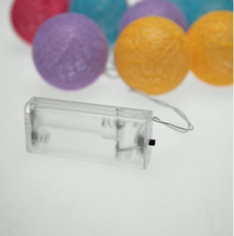 Тайские фонарики Neon-Night Фейерверк 1,5 м прозрачный ПВХ, 10 LED, теплый белый [303-099]