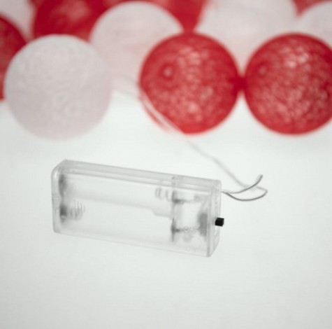 Тайские фонарики Neon-Night Магия 3,5 м прозрачный ПВХ, 20 LED теплый белый [303-088]