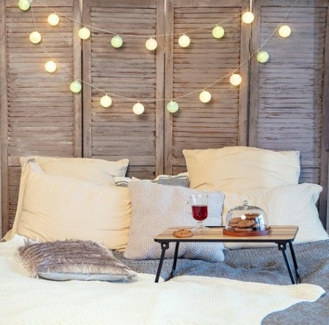 Тайские фонарики Neon-Night Перламутр 3,5 м прозрачный ПВХ, 20LED теплый белый [303-078]