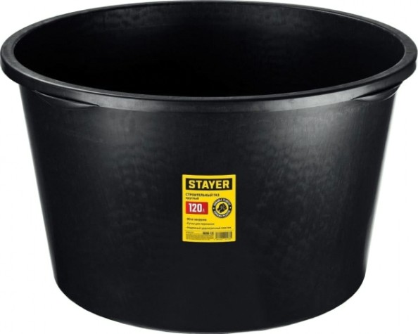 Таз строительный STAYER круглый 120 л [06098-120]