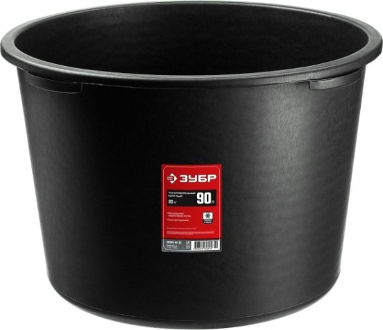 Таз строительный ЗУБР МАСТЕР 90 л круглый [06095-90_z02]