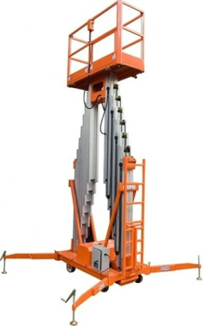 Телескопический подъемник GROST FSD 10.1000 (10 м/125 кг, DC 24В) 102727 [102727]