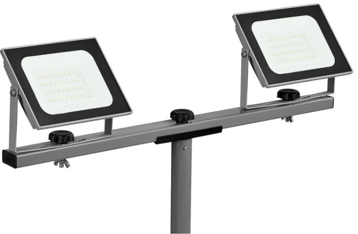 Телескопический штатив ЗУБР ТШ-2 для 2х прожекторов 1.6м [56932]