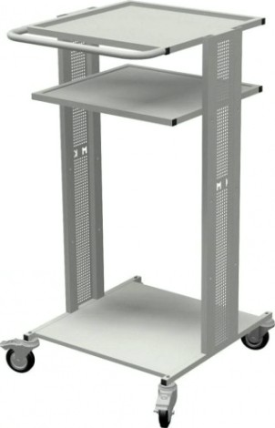Тележка диагностическая открытая FERRUM 06.201-9007 серый металик, 600х500х1010 мм