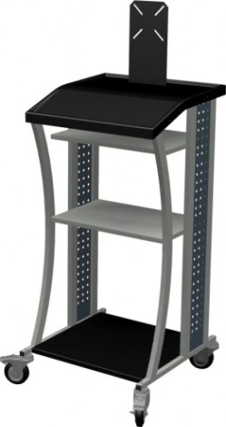 Тележка диагностическая открытая FERRUM 06.202-9007 серый металик, 590х550х1060 мм