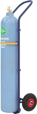 Тележка для баллона Rusklad ГБ 1 ремень, г/п 110 кг, пневмо колеса [ГБ 1 пневмо ремень]
