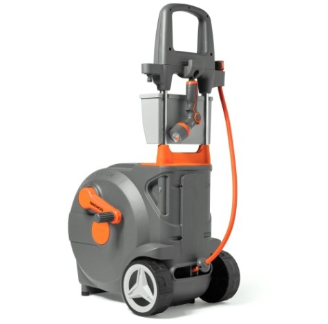 Тележка для шланга DAEWOO DWR 4040 smart cart + шланг 40м и набор для полива