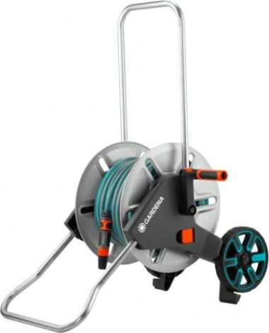 Тележка GARDENA для шланга металлическая cleverroll m с комплектом для полива [18542-29.000.00]