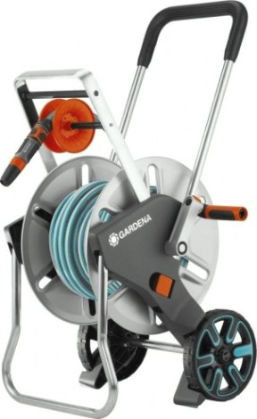 Тележка GARDENA для шланга металлическая cleverroll m с комплектом для полива [18547-40.000.00]