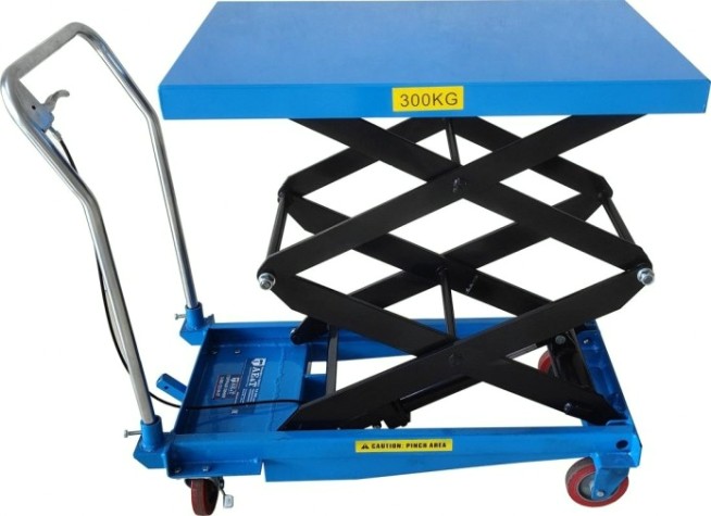 Тележка гидравлическая платформенная AE&T TLF-S30 (грузоподъемность-300 кг) [Tlf-s30]