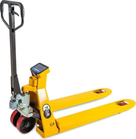 Тележка гидравлическая с весами TOR WH-25ES грузоподъемность-2,5 т (1003892) [1003892]