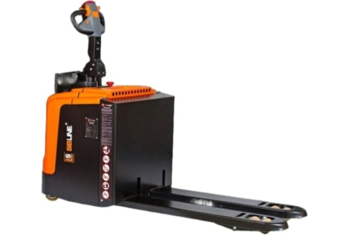 Тележка гидравлическая самоходная Sibline SLGA c платформой, 2000 кг [00015309]