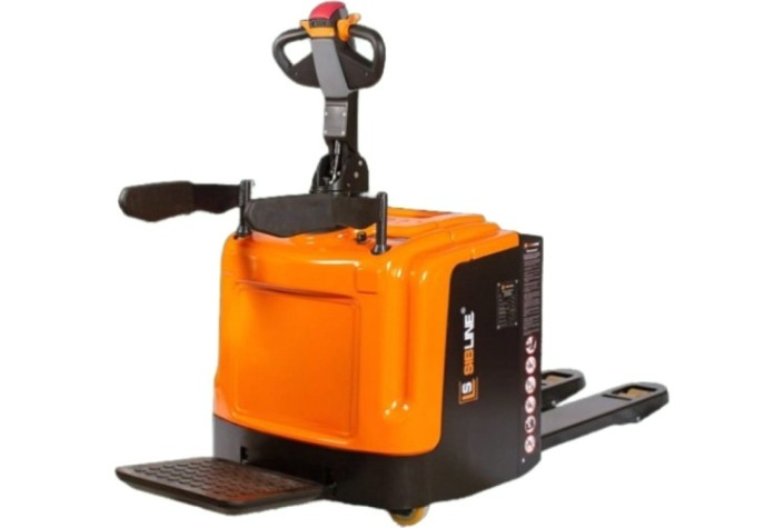 Тележка гидравлическая самоходная Sibline SLGA c платформой, 2000 кг [00015309]