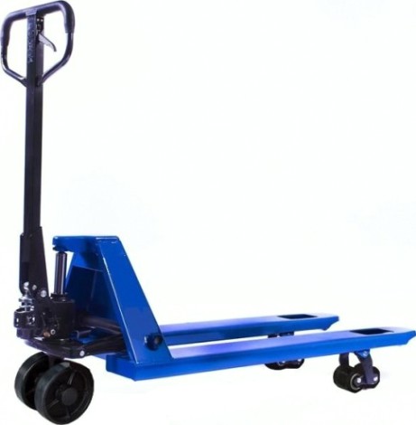 Тележка гидравлическая TOR RHP 2500 резиновые колеса, Г - 2,5 т, вилы 1150 мм (100023) [1000323]