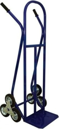 Тележка грузовая двухколесная лестничная Rusklad КГЛ 200 блок колес 160 мм [КГЛ 200 блок 160]