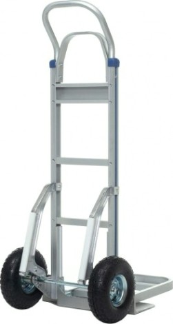 Тележка грузовая с откидной полкой СТЕЛЛА-ТЕХНИК FW-88А алюминий, грузоподъемность 200/250 кг