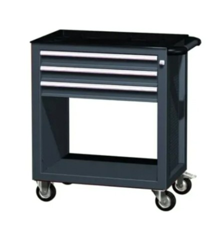 Тележка инструментальная FERRUM 02.103H 3 выдвижных полок [RAL 7001 - серый]