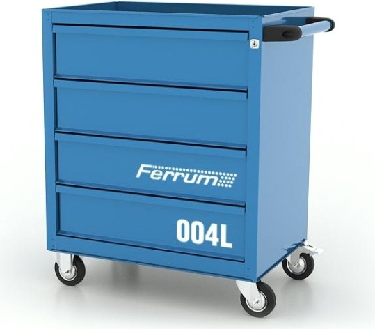 Тележка инструментальная FERRUM "CLASSIC" 02.004L-5015 4 ящика (синяя) [02.004L-]