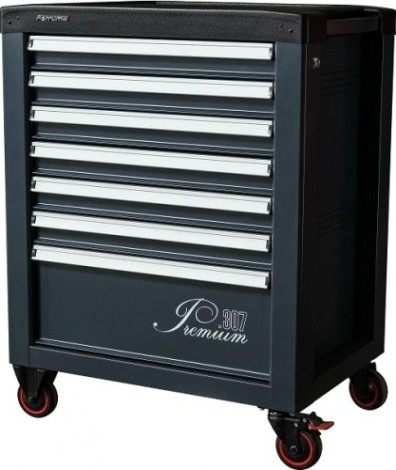 Тележка инструментальная FERRUM "PREMIUM" с 7 ящиками 772х522х960 мм (серая) 12.307