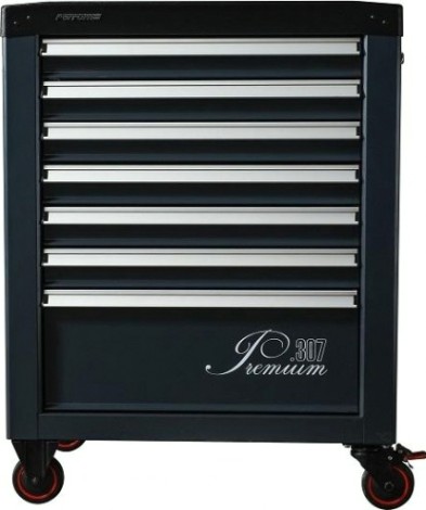 Тележка инструментальная FERRUM "PREMIUM" с 7 ящиками 772х522х960 мм (серая) 12.307
