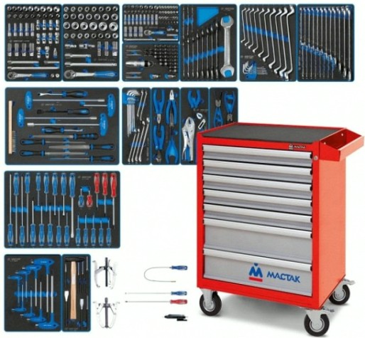 Тележка инструментальная KING TONY "BOARD" с набором инструментов 325 предметов 934-325AMR [934-325AMR]