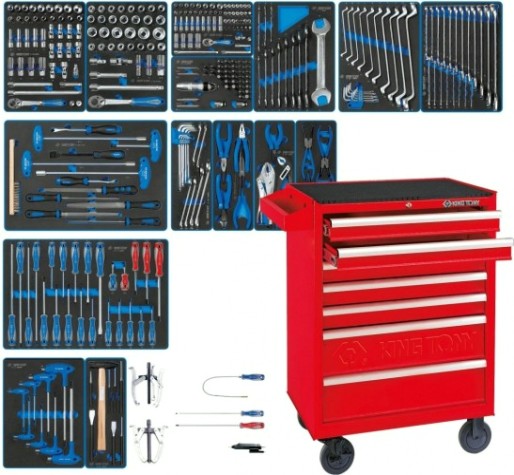 Тележка инструментальная KING TONY "BOARD" с набором инструментов 325 предметов 934-325MRV [934-325MRV]