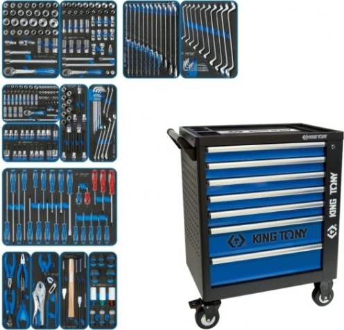 Тележка инструментальная KING TONY CLAIM 286 пр., черная [9G35-286MRV]