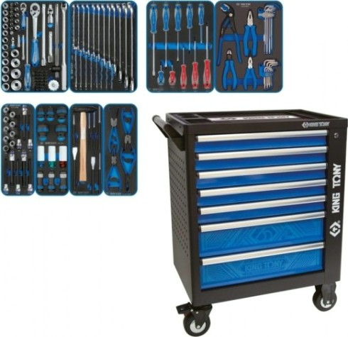 Тележка инструментальная KING TONY GLORY 152 пр., черная [9G35-152MRV]