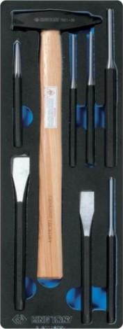 Тележка инструментальная KING TONY GLORY 152 пр., красная [934-152AMR]