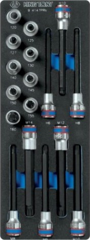 Тележка инструментальная KING TONY GLORY 152 пр., красная [934-152AMR]