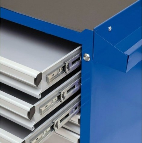 Тележка инструментальная KING TONY HIGH VOLTAGE 117 пр., синяя [934-117AMBE]