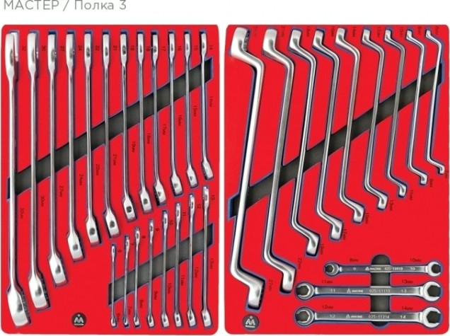 Тележка инструментальная МАСТАК 52-06205R 205 предметов, красная