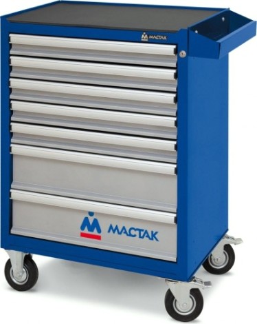 Тележка инструментальная МАСТАК 521-07581MB Оптима 7 полок, синяя