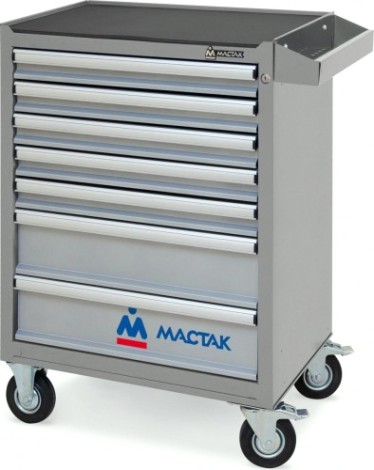 Тележка инструментальная МАСТАК 521-07581MG 7 полок, «оптима», серая