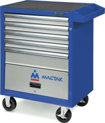 Тележка инструментальная МАСТАК 522-05581MB Оптима 5 полок и отсек, синяя