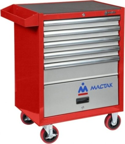 Тележка инструментальная МАСТАК "ЛИДЕР" 270 предметов, красная 52-05270R [52-05270R]