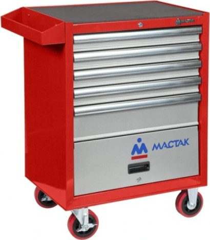 Тележка инструментальная МАСТАК "ПРОФИ" 299 предметов, красная 52-05299R [52-05299R]