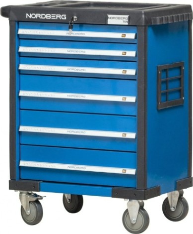 Тележка инструментальная NORDBERG T6N профессиональная (синяя) [T6N(B)]