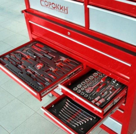 Тележка инструментальная СОРОКИН 24.71 Great, 11 отделений
